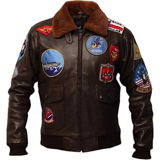 Men Fur top B 200 tom Bomber flying Cruise real leather jacket