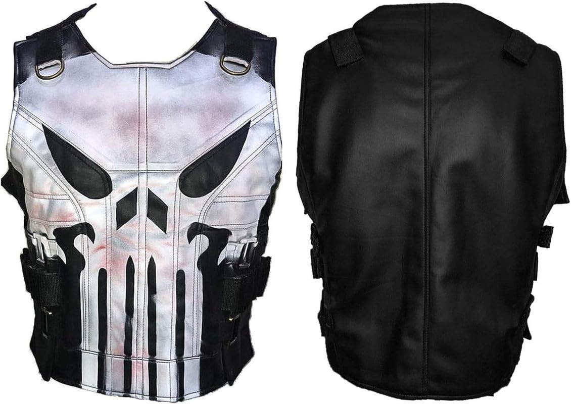 BOCCIE Fashion B 206 Frank Castle Jon Bernthal The Punisher Season 2 Leather Vest