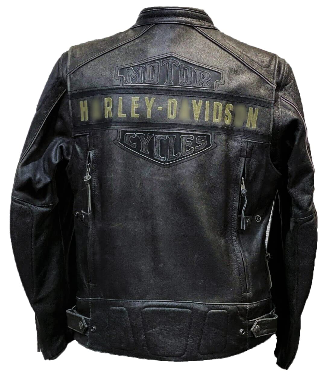 BOCCIE Mens biker harley davidson café racer model B 250 distressed black color genuine Cowhide melted premium leather motorcycle Jacket