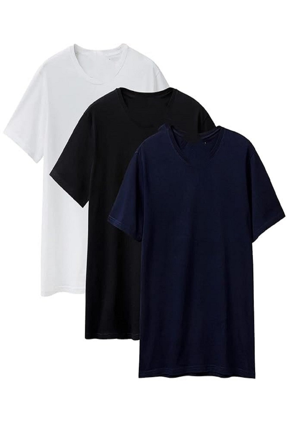 Men's O-neck Tee  3 Pack 3 Colors Syle No.B 999A Noos T-Shirt